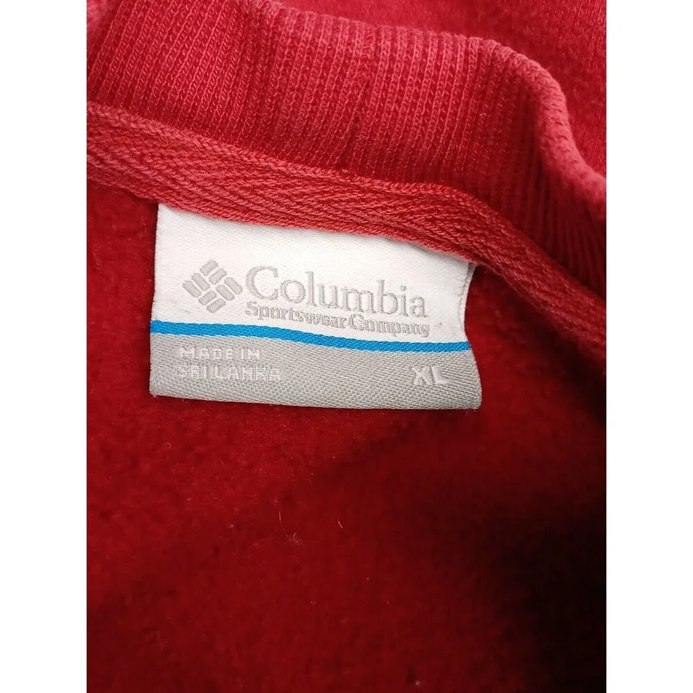 Columbia Crewneck Red Sweatshirt Mens XL Casual Outdoor